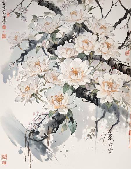 Modern chinese ink painting(當代工筆水墨畫)