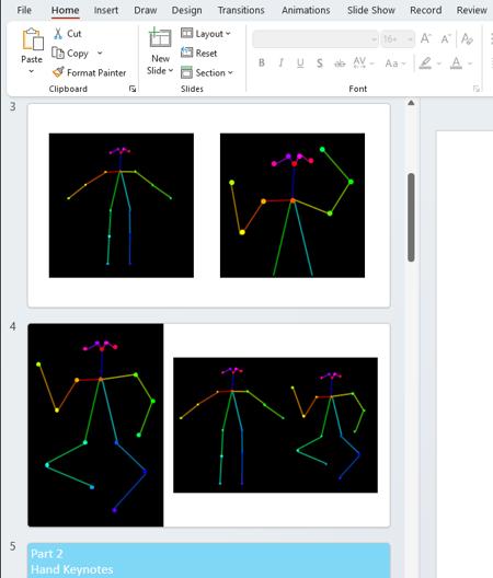Misusing PowerPoint as OpenPose Editor