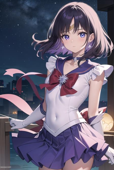 Hotaru Tomoe (土萠 ほたる) / Sailor Saturn (セーラーサターン) - Sailor Moon (美少女戦士セーラームーン)