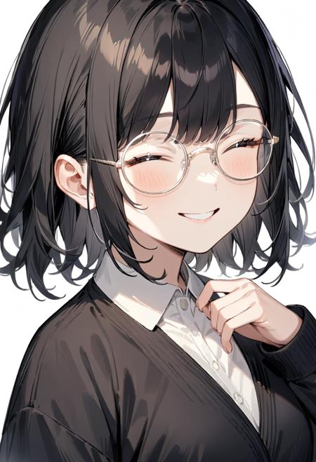 round metal frame glasses1 SDXL版本SDXL_V1 (ID: 432160)
