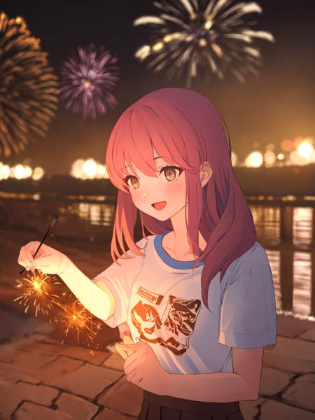 Holding fireworks版本v1.0 (ID: 133385)