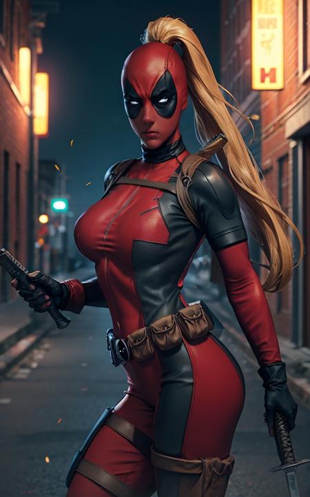 Lady Deadpool | 2 Outfits | Comic Character | ownwaifu
