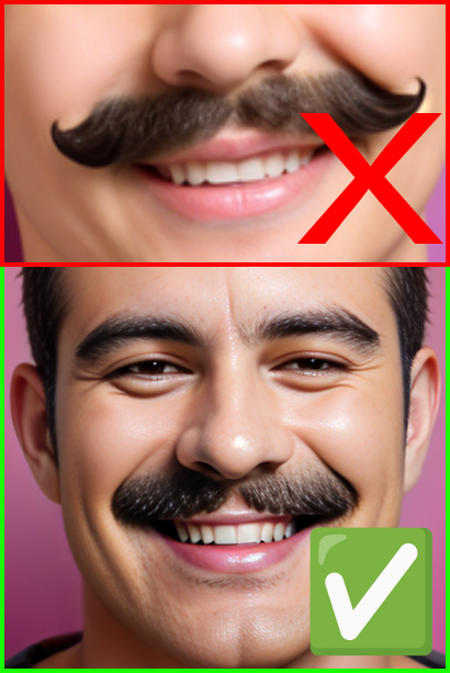 Better Mustache LoRA版本v1.0 (ID: 250873)