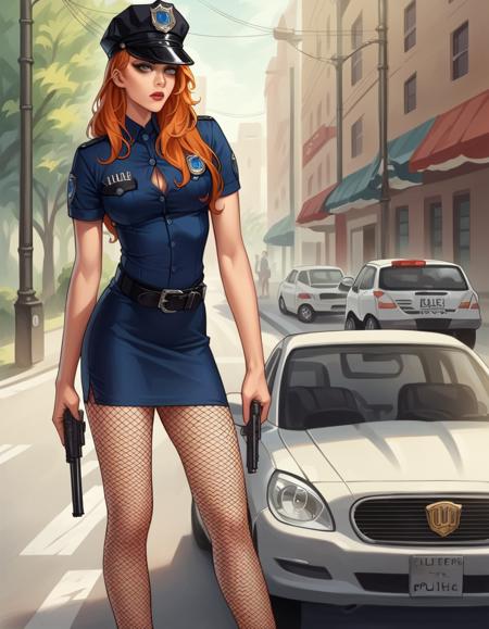 Policewoman Uniform PONYXL