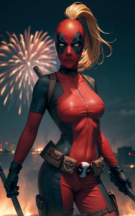 Lady Deadpool | 2 Outfits | Comic Character | ownwaifu