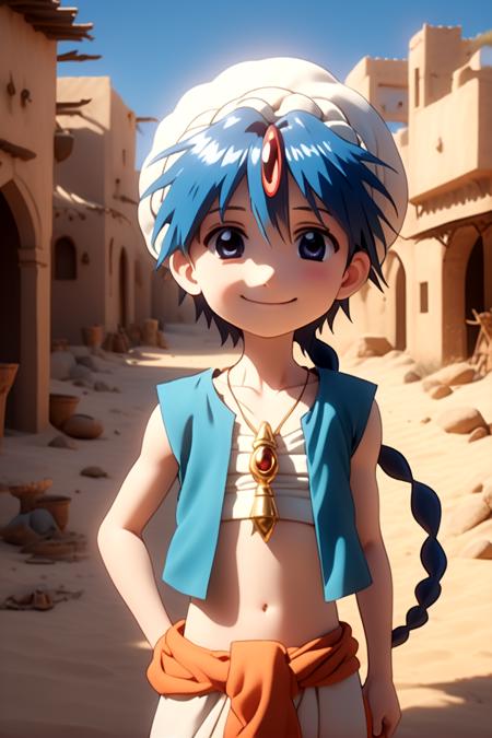 Magi: The Labyrinth of Magic - Aladdin - SDXL