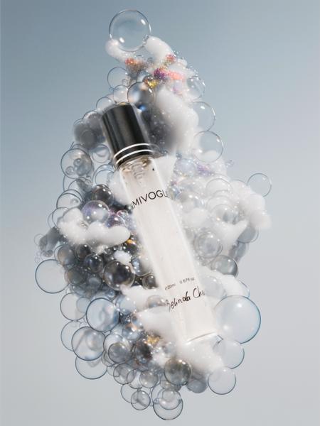 bubbles and clouds background