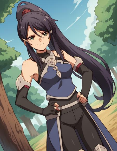 Setsuna Shiga (志賀 刹那) - Black Summoner (Kuro no Shoukanshi) (黒の召喚士)