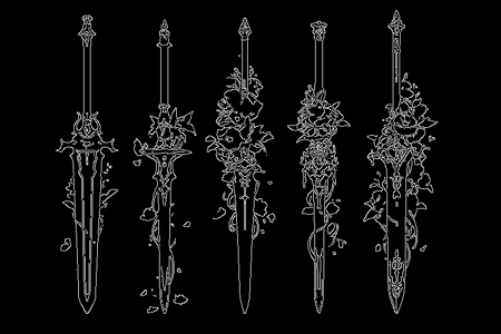 [Canny] Reference sheet, weapon focus