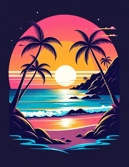 T-Shirt Vector Style - FLUX