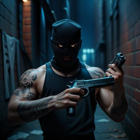 Three holes knit Ski Mask - Lora PDXL