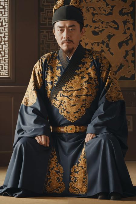 Chinese Emperor Clothing 明代早期皇帝常服