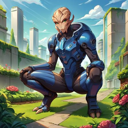 Turian (Male + Female) - Mass Effect Concept Lora - PonyXL
