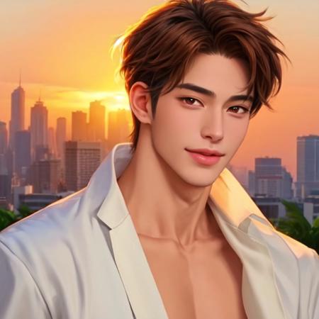 handsome face