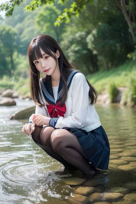 清凉一夏 水手服与水 serafuku and water