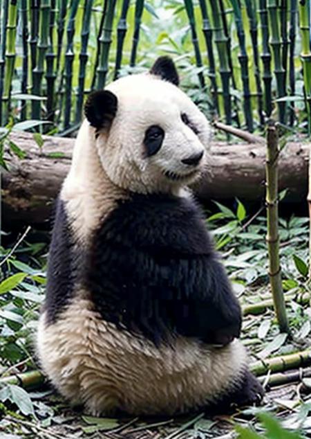 Internet celebrity panda-Hehua