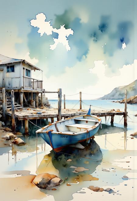 Watercolor painting