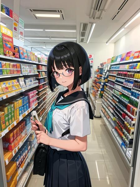 コンビニ Japanese convenience store LoRA
