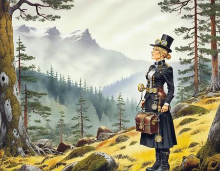 OLDILL_XL - Oldschool Book Illustration Style LoRa