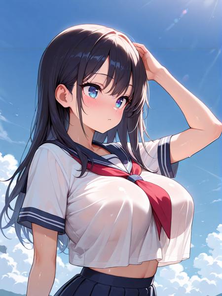 乳カーテン/breast overhang(ILL,pony)版本v1.0 illustrious (ID: 1109754)