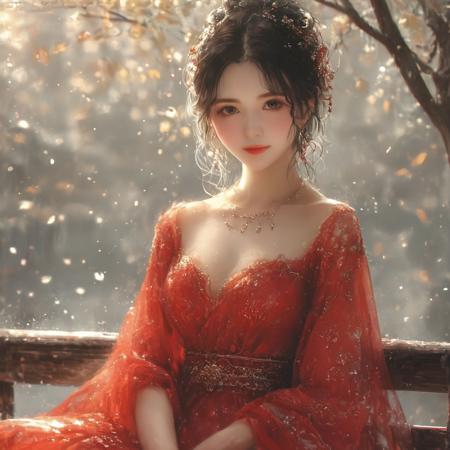 Anchemix chinese dress 暗可写真 古装 纱裙 SDXL