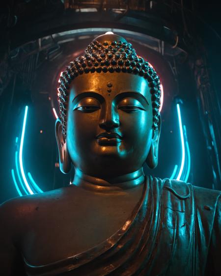 China Style Buddha Statue LoRA