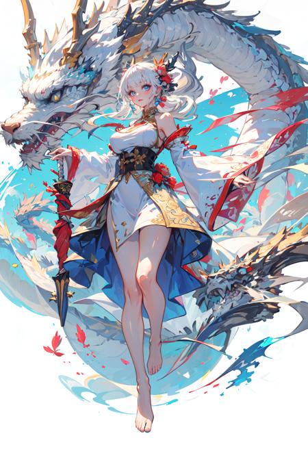 龙年立绘/Dragon and girl