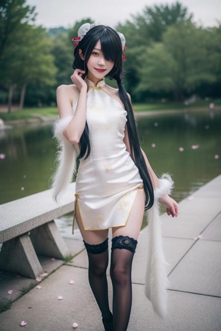 时崎狂三 旗袍 tokisaki kurumi chinese clothes