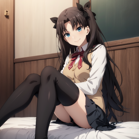 Rin tohsaka  LORA and(Pony)  from fate stay night visual novel