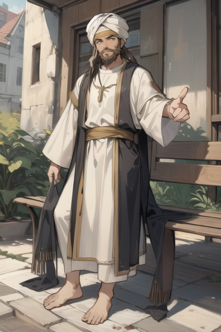 traditional Hebrew clothing (9rd century BC)