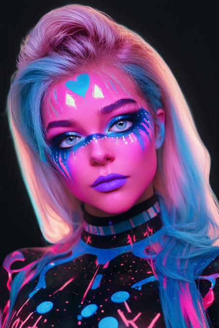 Blacklight Makeup — SDXL LoRA版本v2 (ID: 153389)