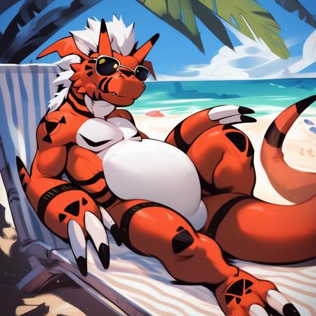 Growlmon (PonyXL)
