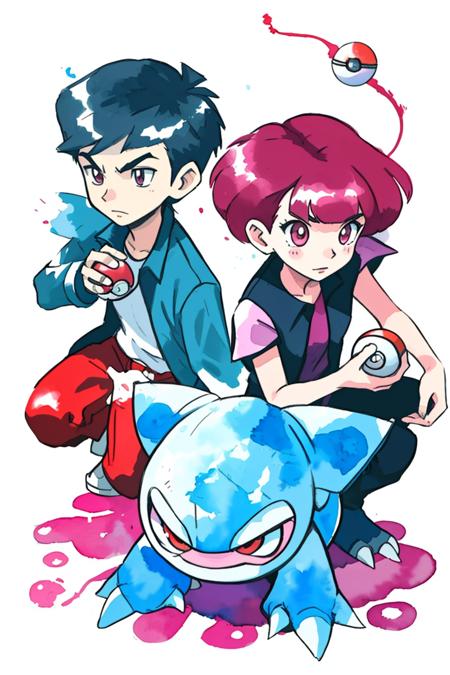 Ken Sugimori anime style