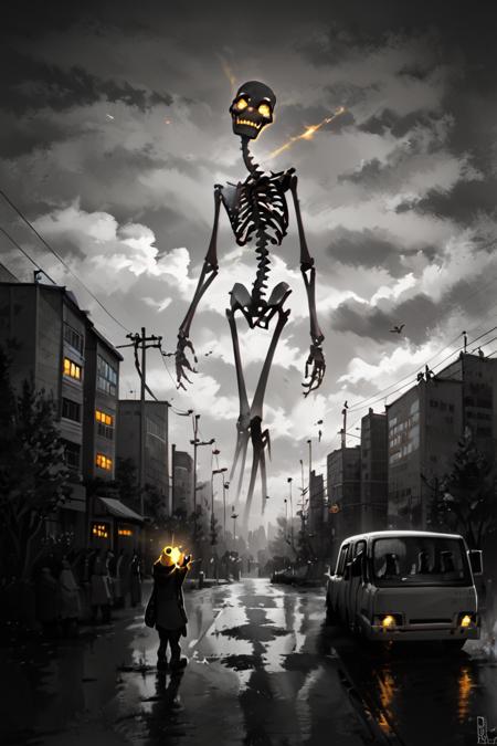 Giant Skeleton: Gashadokuro | がしゃどくろ [Pony]