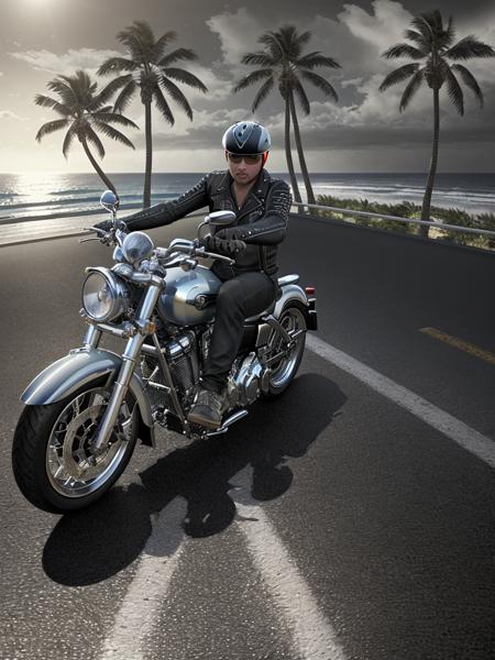 Third biker 360 degrees