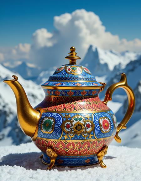 moroccan teapot Flux
