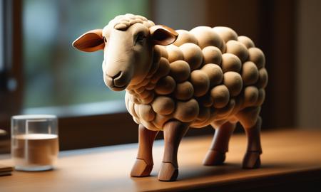 XL Realistic wood carving art style