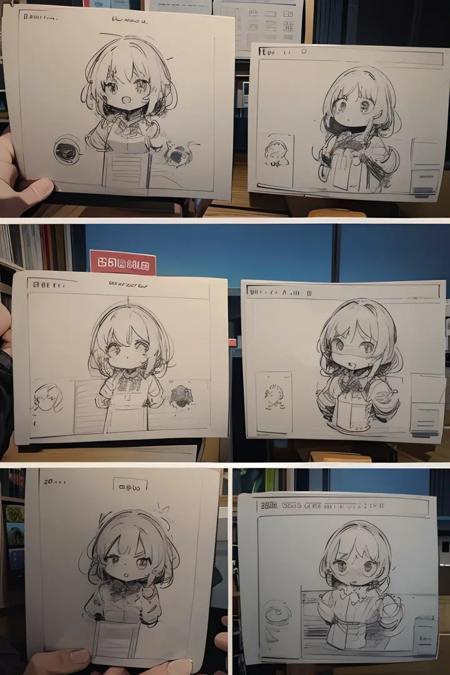 手绘风格hand-drawn art