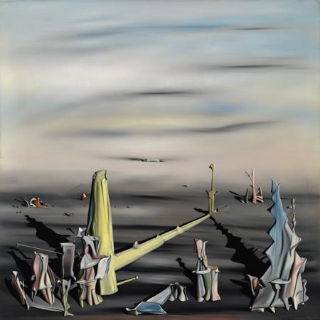 Yves Tanguy Surrealism Style SDXL