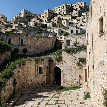 Matera city of Sassi - Italian ancient town