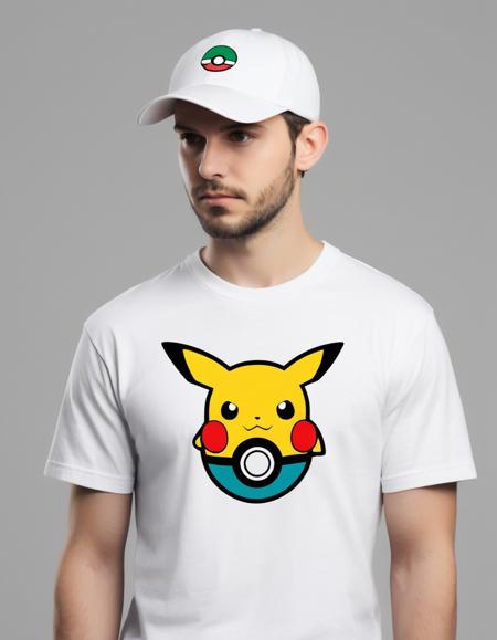 FRESH IDEAS @ The logo printed on the T-shirt