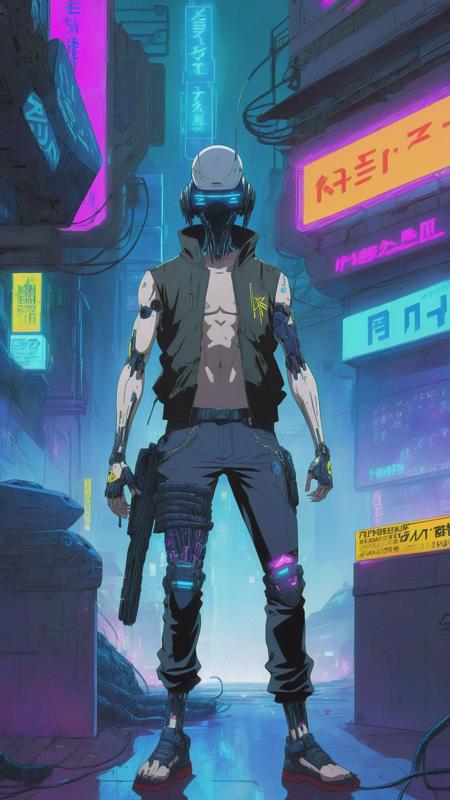 Cyberpunk Anime Style