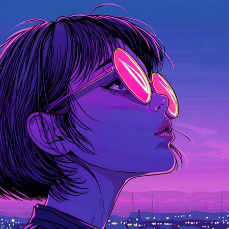 Retro neon style [FLUX+SD+XL+Illustrious-XL+Pony]