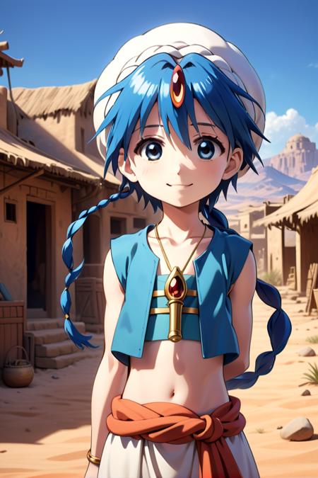 Magi: The Labyrinth of Magic - Aladdin - SDXL