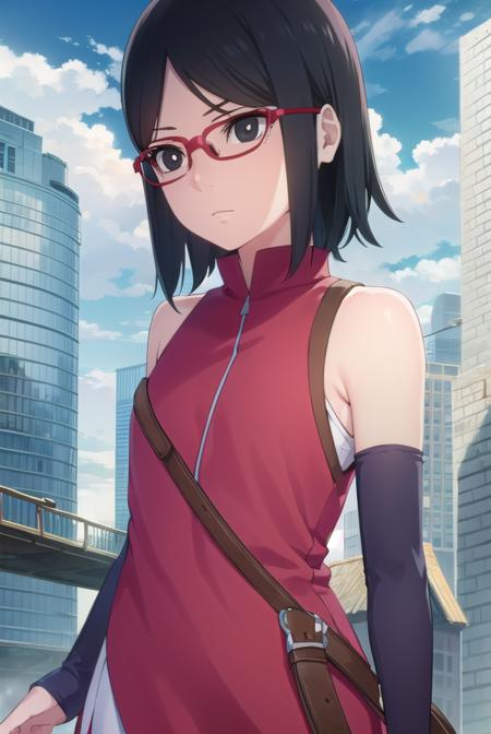 Sarada Uchiha (うちは サラダ) - Naruto (ナルト) - COMMISSION版本boruto anime (ID: 239505)