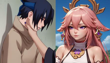 Sasuke Choke Edits Meme | Concept LoRA XL
