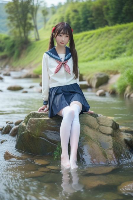 清凉一夏 水手服与水 serafuku and water