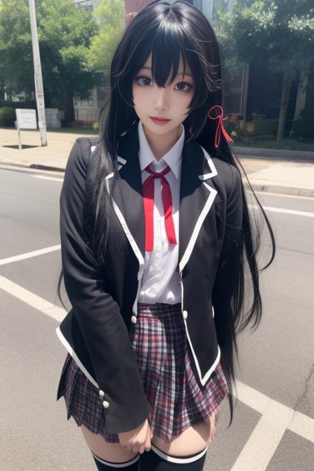 雪之下雪乃 冬校服 yukinoshita yukino