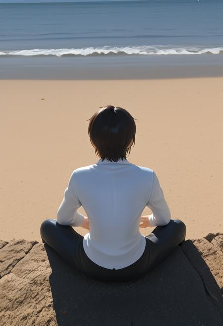 Kurapika is now drowning in an indescribable emptiness