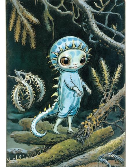 Children book illustration - Elsa Beskow Style - SDXL 1.0